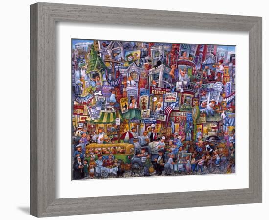 Where I Show Up...-Bill Bell-Framed Giclee Print