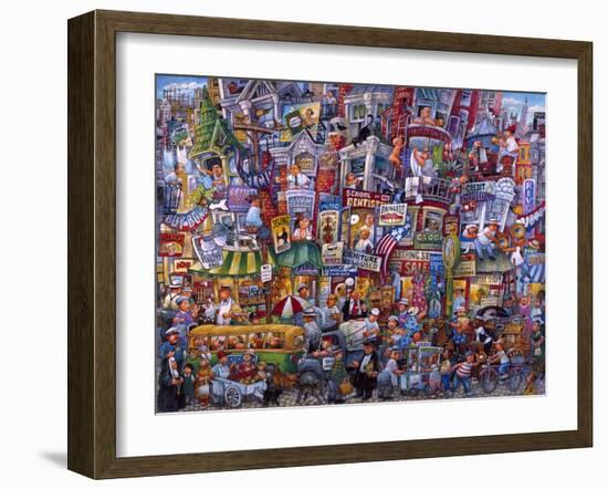 Where I Show Up...-Bill Bell-Framed Giclee Print