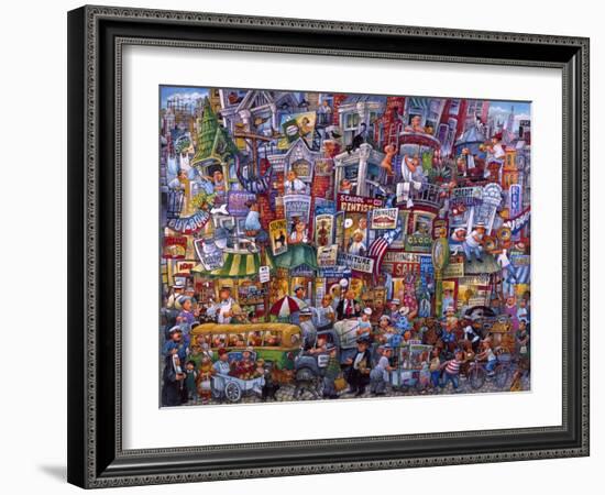 Where I Show Up...-Bill Bell-Framed Giclee Print