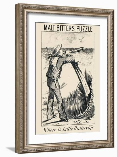 Where Is Little Buttercup?-null-Framed Premium Giclee Print