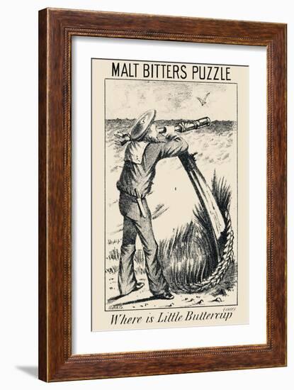 Where Is Little Buttercup?-null-Framed Art Print