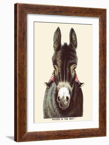 Where Is the Boy!-null-Framed Art Print