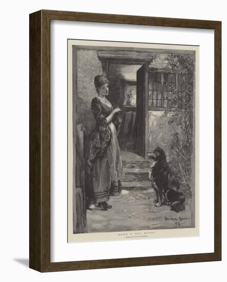 Where Is Your Master?-Davidson Knowles-Framed Giclee Print