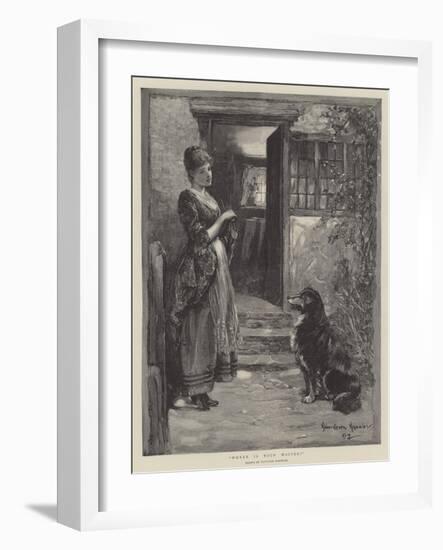Where Is Your Master?-Davidson Knowles-Framed Giclee Print
