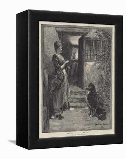 Where Is Your Master?-Davidson Knowles-Framed Premier Image Canvas