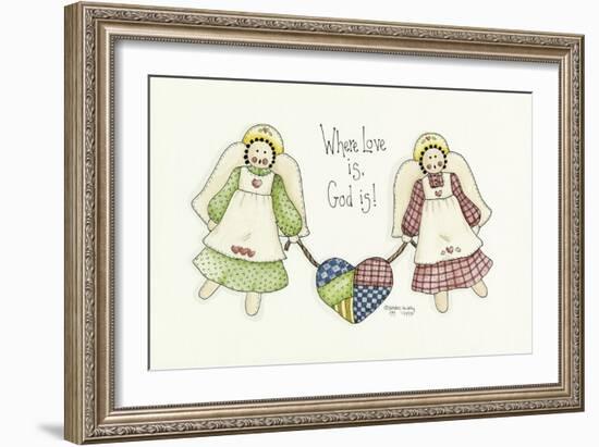 Where Love Is Angel-Debbie McMaster-Framed Giclee Print