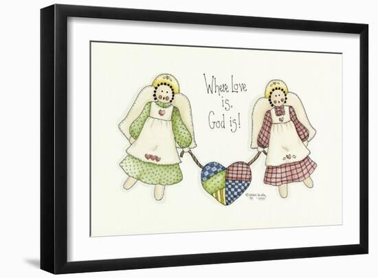 Where Love Is Angel-Debbie McMaster-Framed Giclee Print