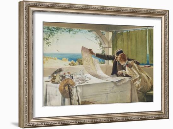 Where Next?-Edward Frederick Brewtnall-Framed Giclee Print