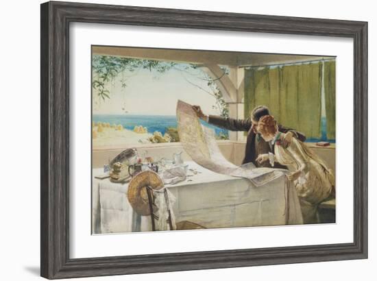 Where Next?-Edward Frederick Brewtnall-Framed Giclee Print