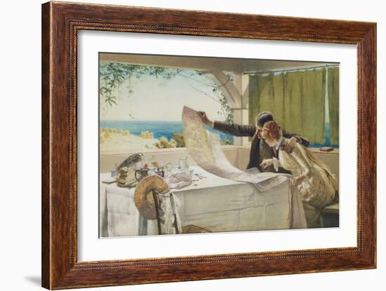 Where Next?-Edward Frederick Brewtnall-Framed Giclee Print