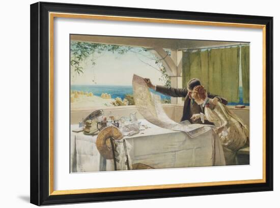 Where Next?-Edward Frederick Brewtnall-Framed Giclee Print