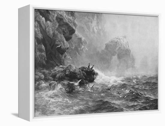 'Where Nought Is Heard But Lashing Wave And Sea-Birds' Cry', c1880, (1912)-Peter Graham-Framed Premier Image Canvas