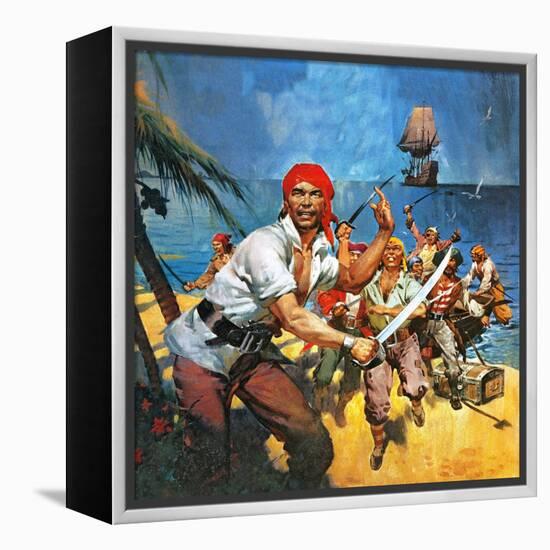 Where Once Buccaneers Reigned. When Pirates Controlled the West Indies.-McConnell-Framed Premier Image Canvas