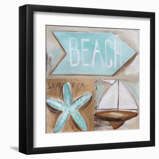 Where's the Beach?-Amanda J^ Brooks-Framed Art Print