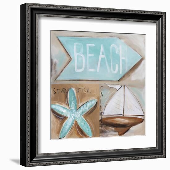 Where's the Beach?-Amanda J^ Brooks-Framed Art Print