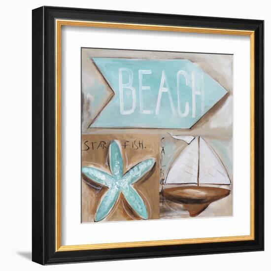 Where's the Beach?-Amanda J^ Brooks-Framed Art Print