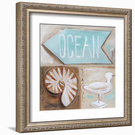 Where's the Ocean?-Amanda J^ Brooks-Framed Art Print