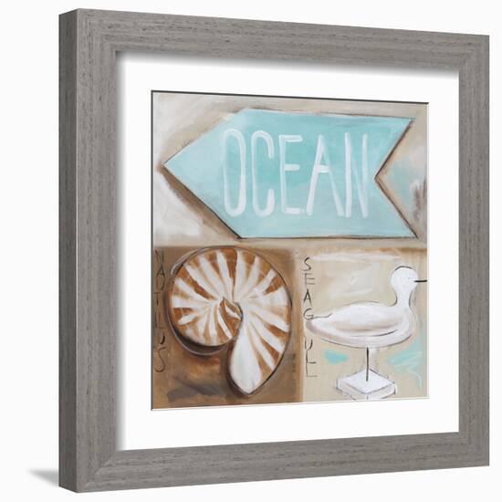 Where's the Ocean?-Amanda J^ Brooks-Framed Art Print