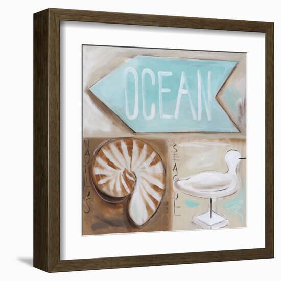 Where's the Ocean?-Amanda J^ Brooks-Framed Art Print