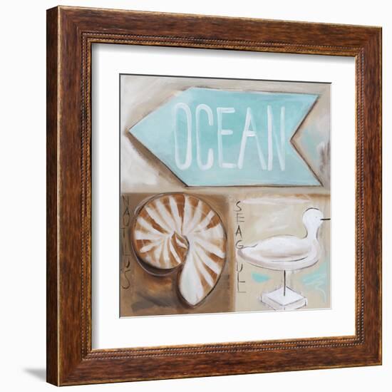 Where's the Ocean?-Amanda J^ Brooks-Framed Art Print