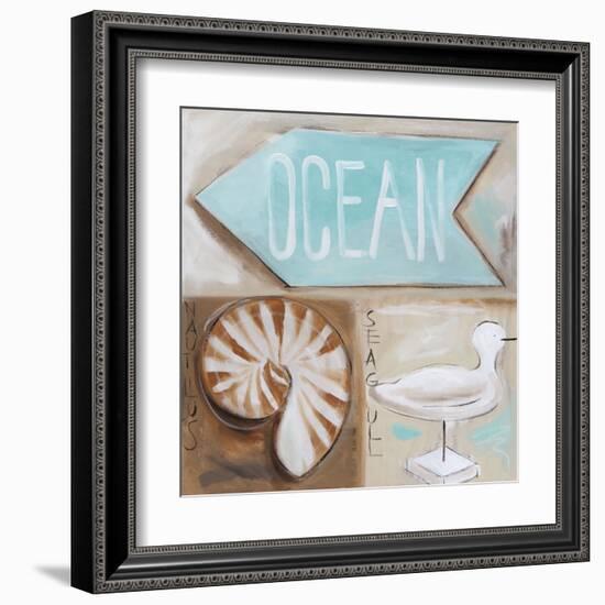 Where's the Ocean?-Amanda J^ Brooks-Framed Art Print