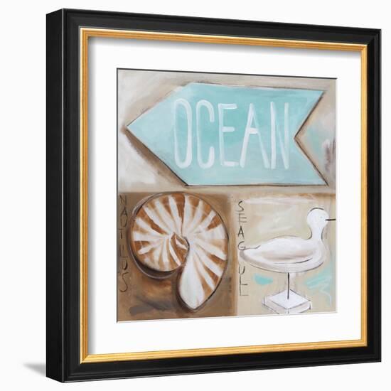 Where's the Ocean?-Amanda J^ Brooks-Framed Art Print