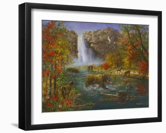 Where the Animals Play-Nicky Boehme-Framed Giclee Print