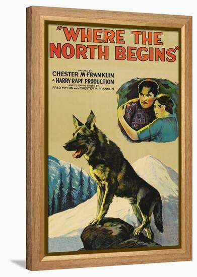 Where the North Begins-null-Framed Stretched Canvas