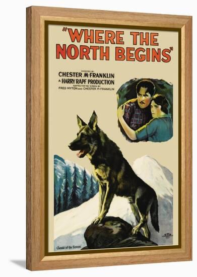 Where the North Begins-null-Framed Stretched Canvas