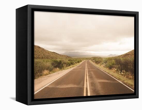 Where the Road Leads II-Sonja Quintero-Framed Premier Image Canvas