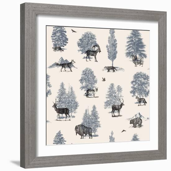 Where they Belong - Winter-Florent Bodart-Framed Giclee Print