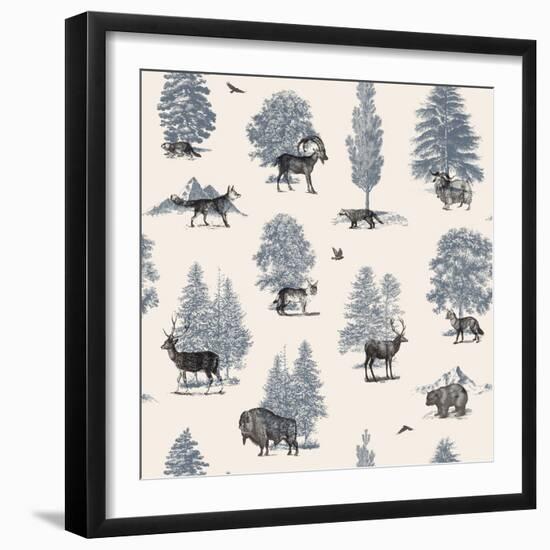 Where they Belong - Winter-Florent Bodart-Framed Giclee Print