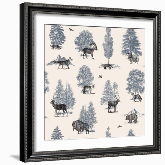 Where they Belong - Winter-Florent Bodart-Framed Giclee Print