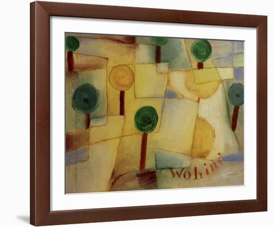 Where To?-Paul Klee-Framed Giclee Print
