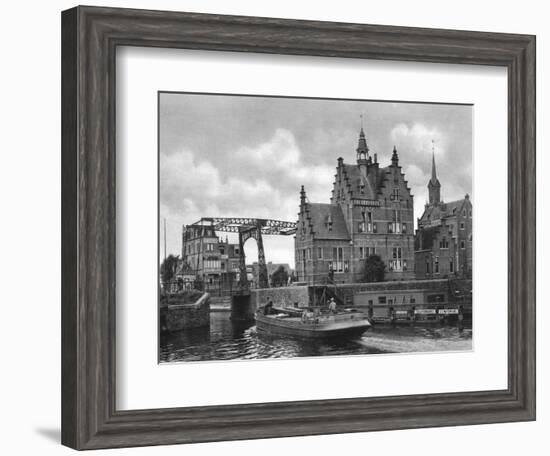 Where Tsar Peter Worked as a Shipwright, Zaandam, Netherlands, C1934-null-Framed Giclee Print