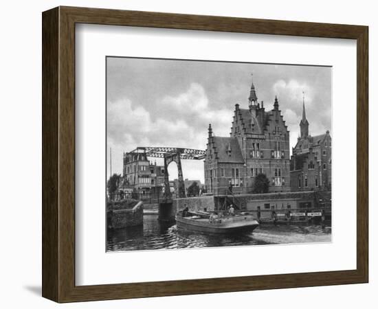 Where Tsar Peter Worked as a Shipwright, Zaandam, Netherlands, C1934-null-Framed Giclee Print