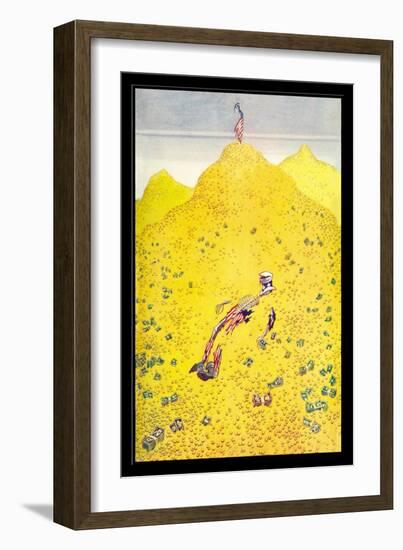 Where Wealth Accumulates and Men Decay-Ellison Hoover-Framed Art Print