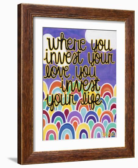 Where You Invest-Carla Bank-Framed Giclee Print