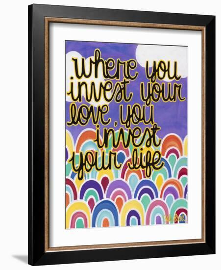 Where You Invest-Carla Bank-Framed Giclee Print