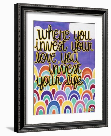 Where You Invest-Carla Bank-Framed Giclee Print