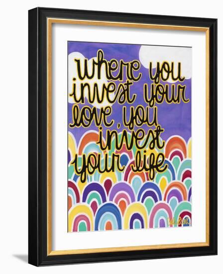 Where You Invest-Carla Bank-Framed Giclee Print