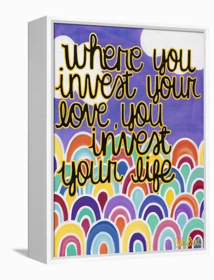 Where You Invest-Carla Bank-Framed Premier Image Canvas