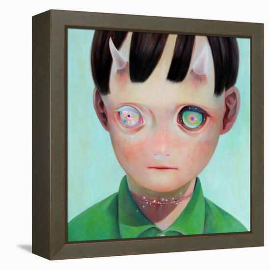 Whereabouts of God #1-Hikari Shimoda-Framed Stretched Canvas