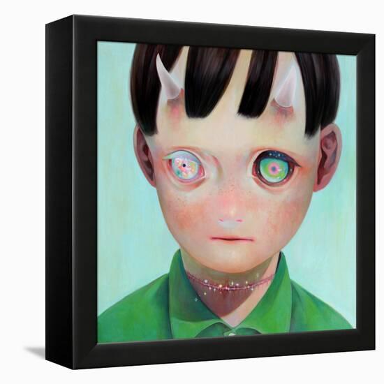 Whereabouts of God #1-Hikari Shimoda-Framed Stretched Canvas