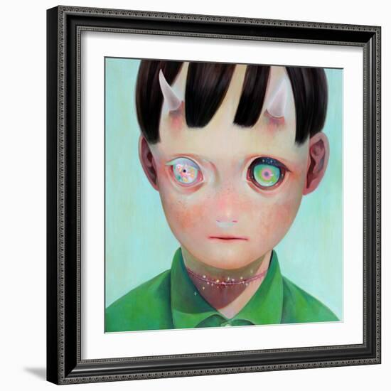 Whereabouts of God #1-Hikari Shimoda-Framed Art Print