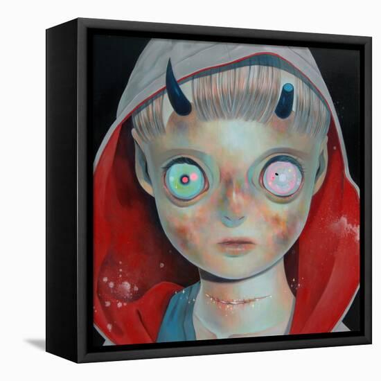 Whereabouts of God 22-Hikari Shimoda-Framed Stretched Canvas