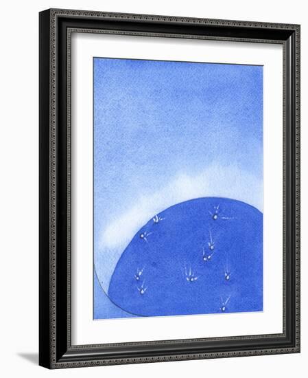 Wherever There are Souls Who are 'Lit' by Christ's Life and Aflame with Praise, it is as If God See-Elizabeth Wang-Framed Giclee Print