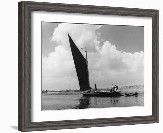 Wherries on the Yare-null-Framed Photographic Print