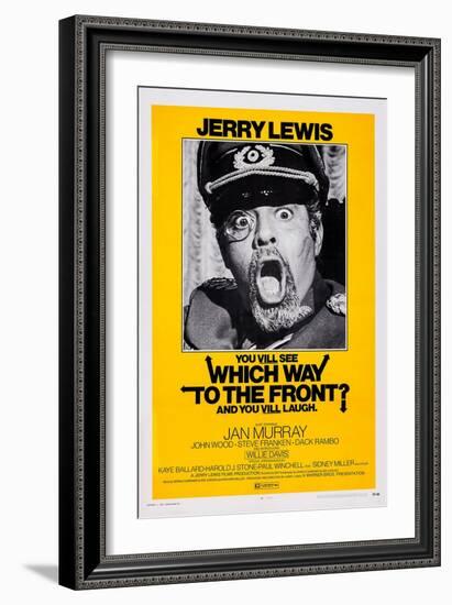 Which Way to the Front?, Jerry Lewis, 1970-null-Framed Art Print