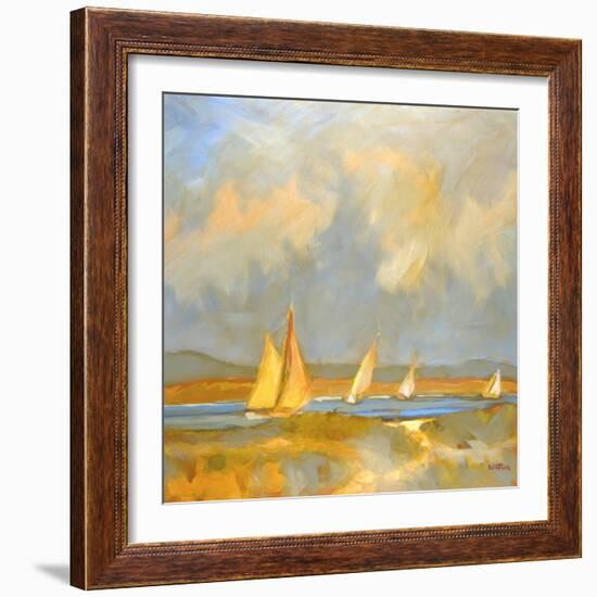 Whidbey Island Beach-Don Tiller-Framed Giclee Print